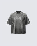 ATLAS-Washed Vintage Graphic T-Shirt