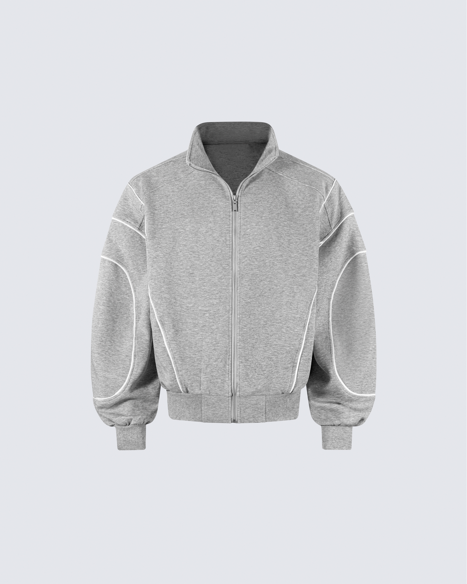 Loose-Fit Sweatpants with White Piping